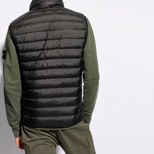Stone Island  Black Lightweight Down Vest, Размер: L, Наличие: Склад (1-3 дня), фото , изображение 3