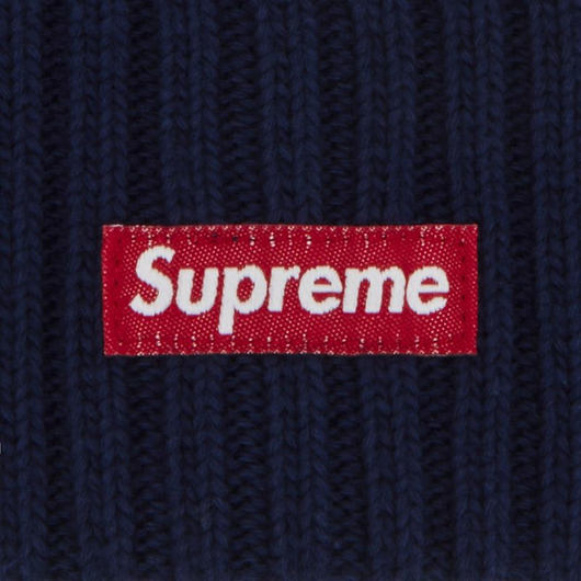 SUPREME OVERDYED BEANIE LIGHT NAVY, Наличие: Склад (1-3 дня), фото , изображение 3