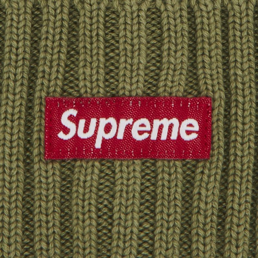 SUPREME OVERDYED BEANIE DUSTY OLIVE, Наличие: Склад (1-3 дня), фото , изображение 3