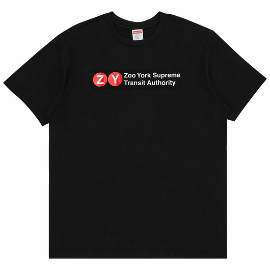 SUPREME/ZOO YORK TRANSIT TEE BLACK, Размер: M, Наличие: Склад (1-3 дня), фото 