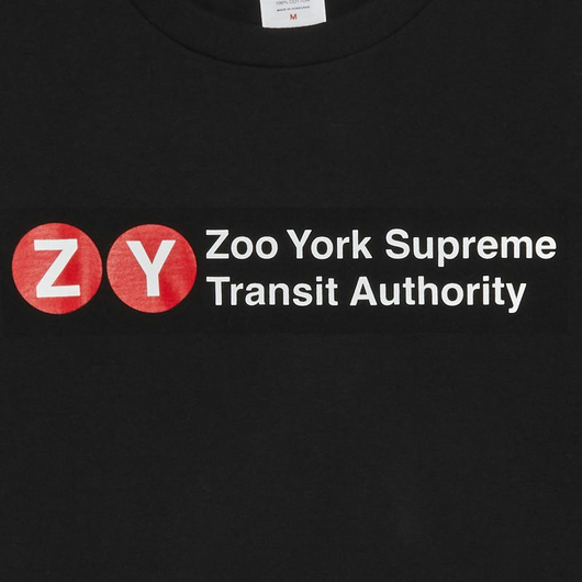 SUPREME/ZOO YORK TRANSIT TEE BLACK, Размер: M, Наличие: Склад (1-3 дня), фото , изображение 2