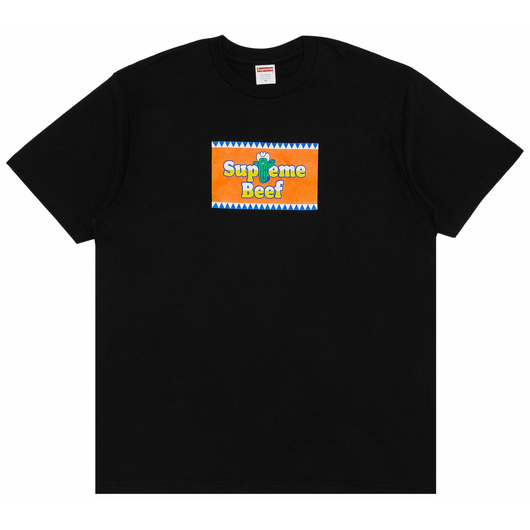 SUPREME BEEF TEE BLACK, Размер: M, Наличие: Склад (1-3 дня), фото 