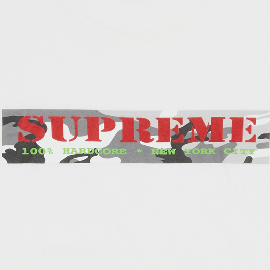 SUPREME HARDCORE TEE WHITE, Размер: L, Наличие: Склад (1-3 дня), фото , изображение 2