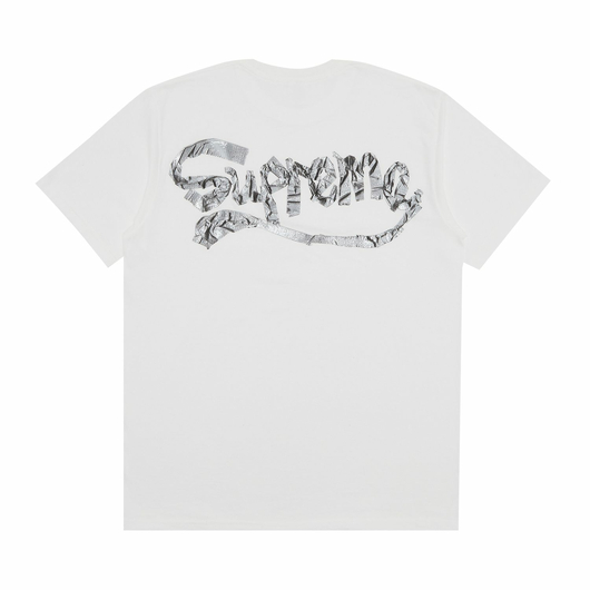 SUPREME TAPE TEE WHITE, Размер: M, Наличие: Склад (1-3 дня), фото 