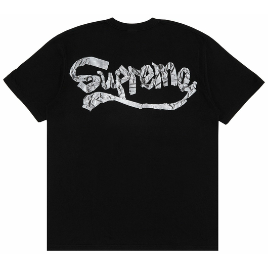 SUPREME TAPE TEE BLACK, Размер: M, Наличие: Склад (1-3 дня), фото 