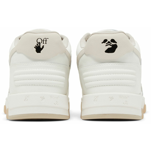 Off-White White & Beige Out Of Office Sneakers, Размер: 39, Наличие: Склад (1-3 дня), фото , изображение 4