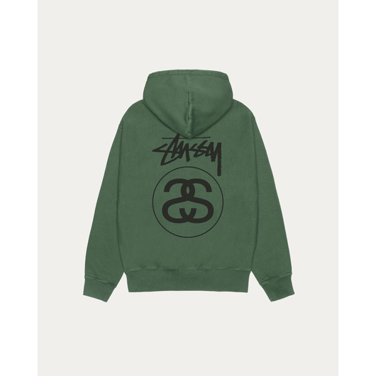 Stussy STOCK LINK ZIP HOODIE PIGMENT DYED, Размер: S, Наличие: Склад США (10-24 дня), фото , изображение 2