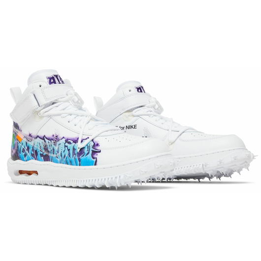 Nike Air Force 1 Mid Off-White Graffiti White, Размер: 42, Наличие: Забрать сейчас, фото , изображение 5