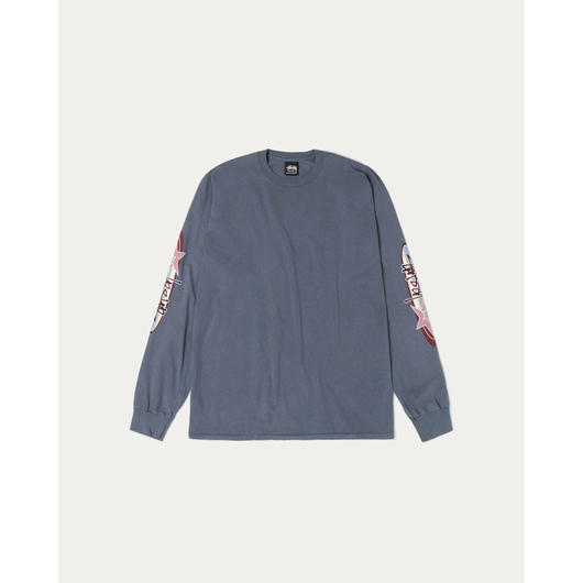 Stussy TWO STAR LS TEE PIGMENT DYED, Размер: S, Наличие: Склад США (10-24 дня), фото 