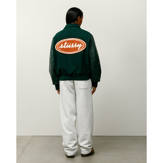 Stussy SCRIPT OVAL VARSITY JACKET, Размер: S, Наличие: Склад США (10-24 дня), фото , изображение 5