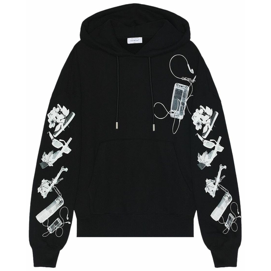 OFF-WHITE SCAN ARROW HOODIE, Размер: M, Наличие: Склад (1-3 дня), фото 