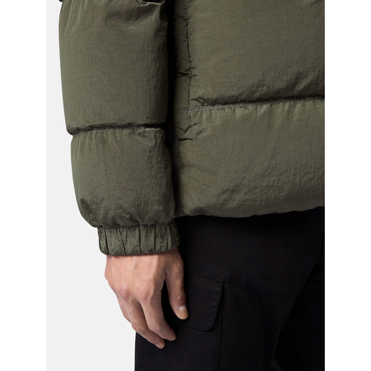 Пуховик чоловічий Stone Island Crinkled ECONYL® regenerated nylon jacket, Размер: M, Наличие: Склад (1-3 дня), фото , изображение 4