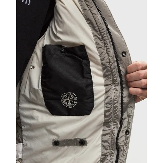 Пуховик чоловічий Stone Island Crinkled ECONYL® regenerated nylon jacket, Размер: S, Наличие: Склад (1-3 дня), фото , изображение 8