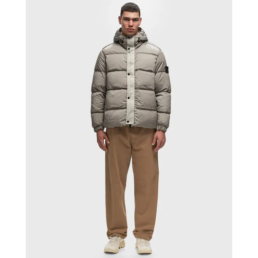 Пуховик чоловічий Stone Island Crinkled ECONYL® regenerated nylon jacket, Размер: S, Наличие: Склад (1-3 дня), фото , изображение 3