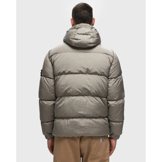 Пуховик чоловічий Stone Island Crinkled ECONYL® regenerated nylon jacket, Размер: S, Наличие: Склад (1-3 дня), фото , изображение 4