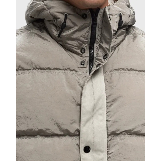 Пуховик чоловічий Stone Island Crinkled ECONYL® regenerated nylon jacket, Размер: S, Наличие: Склад (1-3 дня), фото , изображение 6