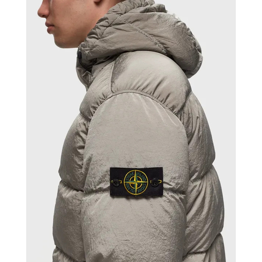 Пуховик чоловічий Stone Island Crinkled ECONYL® regenerated nylon jacket, Размер: S, Наличие: Склад (1-3 дня), фото , изображение 5