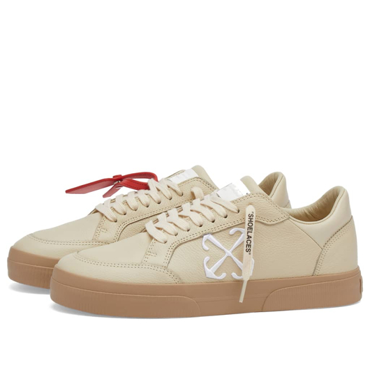 Off-White Low Vulcanized Leather Sneaker, Размер: 39, Наличие: Забрать сейчас, фото , изображение 2