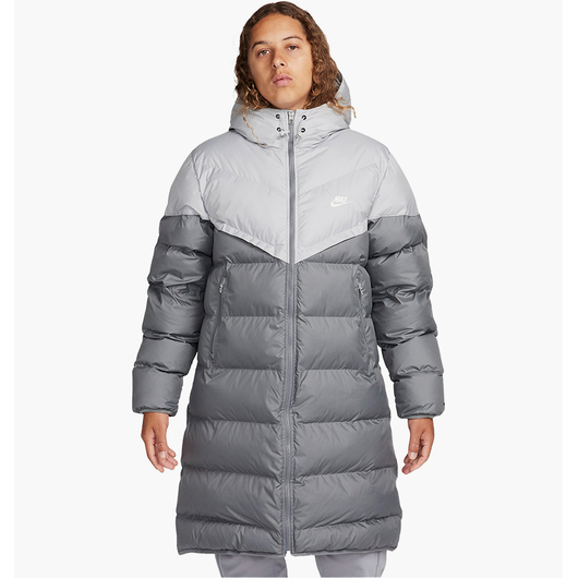 Парка чоловіча Nike Storm-Fit Windrunner Primaloft® Grey/White FB8189-084, Размер: S, Наличие: Склад (1-3 дня), фото 