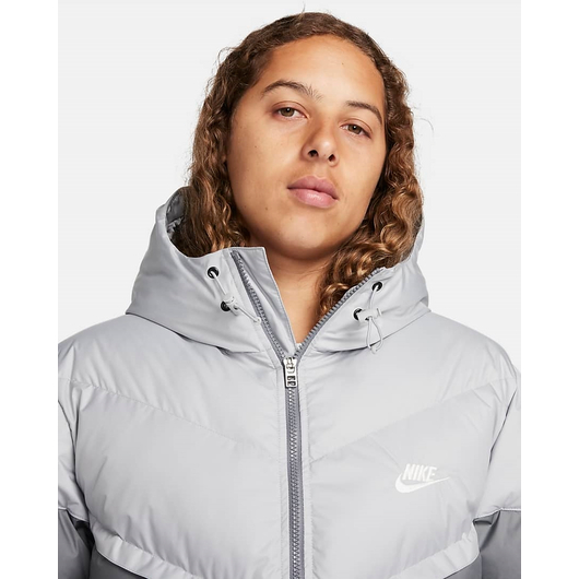 Парка чоловіча Nike Storm-Fit Windrunner Primaloft® Grey/White FB8189-084, Размер: M, Наличие: Склад (1-3 дня), фото , изображение 4