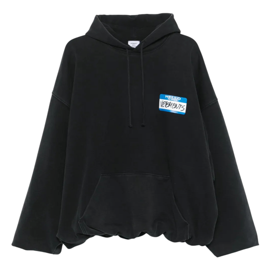 Vetements My Name Is Cropped Boxy Hoodie, Размер: M, Наличие: Склад (1-3 дня), фото 