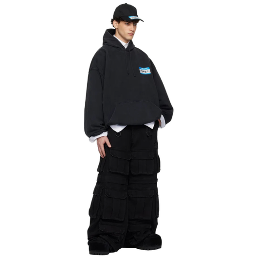 Vetements My Name Is Cropped Boxy Hoodie, Размер: M, Наличие: Склад (1-3 дня), фото , изображение 4