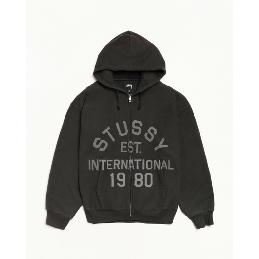Stussy ESTABLISHED ZIP HOODIE, Размер: S, Наличие: Склад США (10-24 дня), фото 