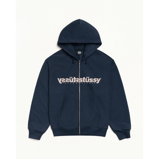 Stussy MIRROR ZIP HOODIE, Размер: S, Наличие: Склад США (10-24 дня), фото 