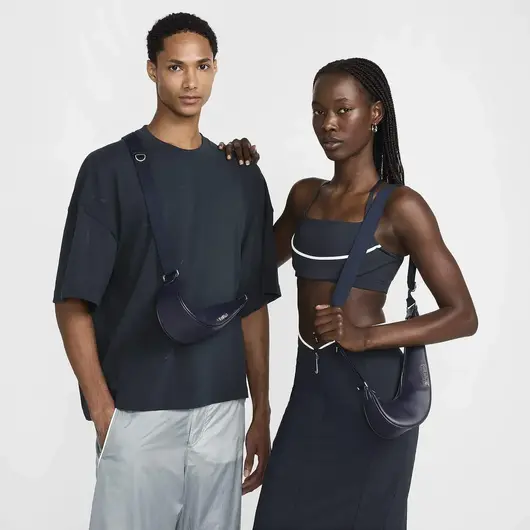 Nike x Jacquemus Leather messenger bag Dark Navy, Размер: MISC, Наличие: Забрать сейчас, фото , изображение 4