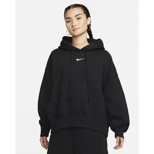 Худі жіноче Nike Sportswear Phoenix Fleece Black Dq5858-010, Размер: S, Наличие: Склад (1-3 дня), фото , изображение 2