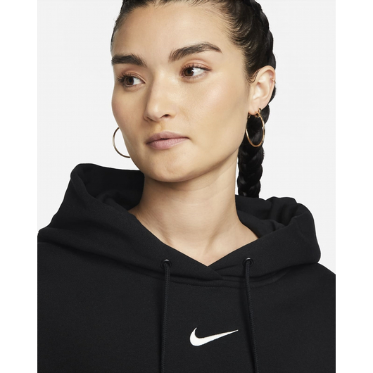 Худі жіноче Nike Sportswear Phoenix Fleece Black Dq5858-010, Размер: S, Наличие: Склад (1-3 дня), фото , изображение 4