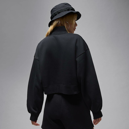 Кофта жіноча Nike Brk Flc Qz Top Black IH2391-010, Размер: M, Наличие: Склад (1-3 дня), фото , изображение 3