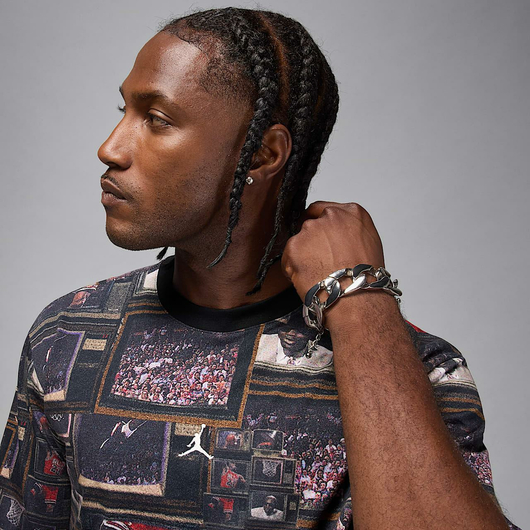 Футболка Nike Air Jordan Brooklyn Printed, Размер: S, Наличие: Склад (1-3 дня), фото , изображение 3