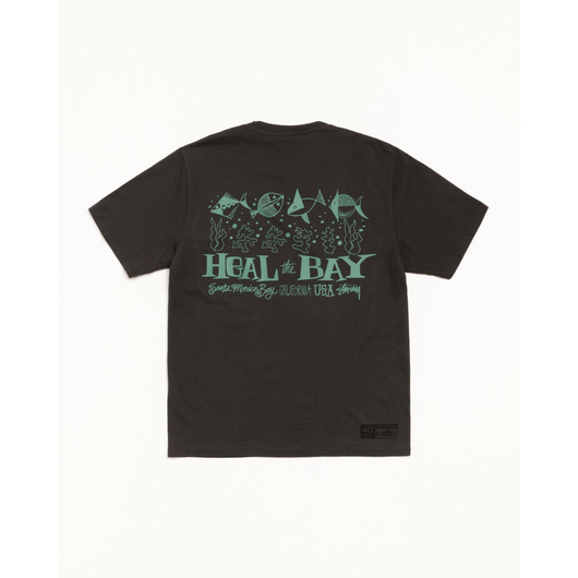 Stussy HEAL THE BAY 40 TEE PIGMENT DYED, Размер: S, Наличие: Склад США (10-24 дня), фото , изображение 2