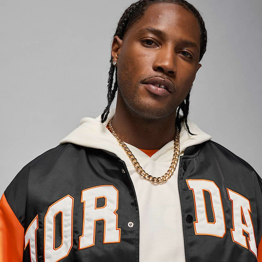 Куртка Nike Air Jordan Brooklyn Collegiate Varsity, Размер: M, Наличие: Склад (1-3 дня), фото , изображение 3