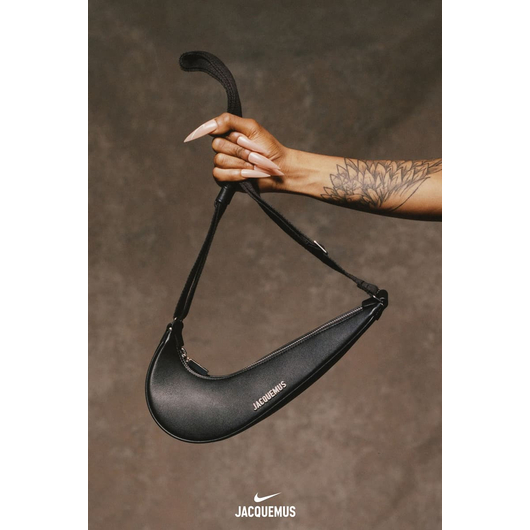 Nike x Jacquemus Leather messenger bag Dark Brown, Размер: MISC, Наличие: Забрать сейчас, фото , изображение 4