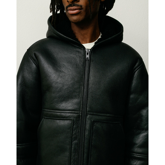 Stussy SHEARLING HOODED JACKET, Размер: S, Наличие: Склад США (10-24 дня), фото , изображение 2
