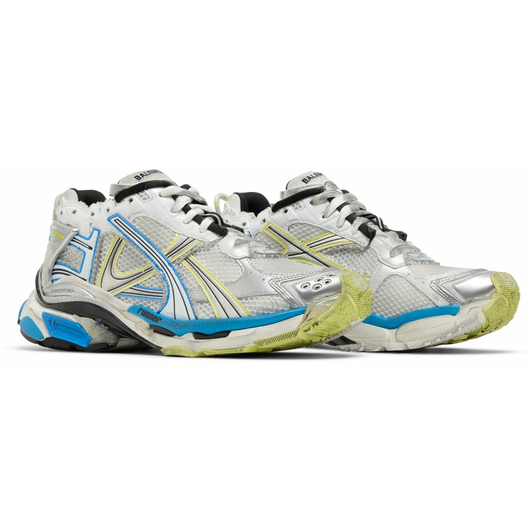 Balenciaga Runner Sneaker 'White Yellow Blue', Размер: 45, Наличие: Забрать сейчас, фото , изображение 5