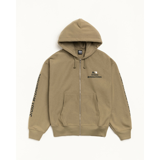 Stussy STÜSSY INTERNATIONAL ZIP HOODIE, Размер: S, Наличие: Склад США (10-24 дня), фото 