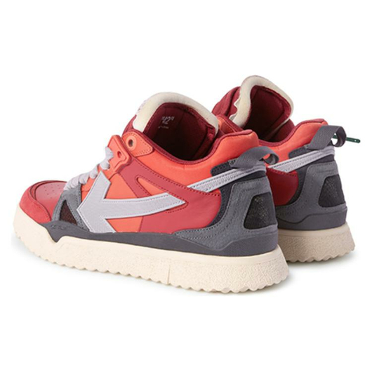 Off-white Sponge Mid-top Sneakers Red Grey, Размер: 43, Наличие: Забрать сейчас, фото , изображение 3