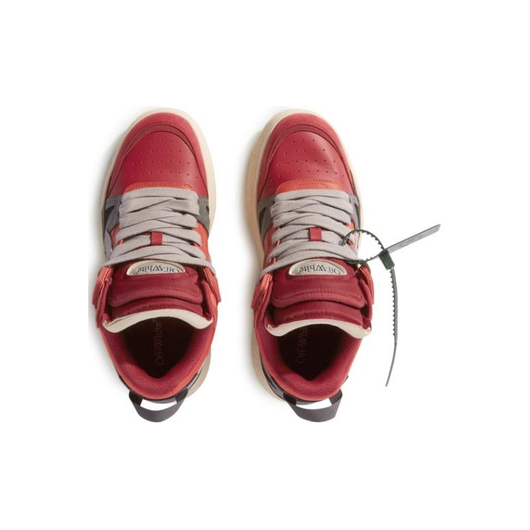 Off-white Sponge Mid-top Sneakers Red Grey, Размер: 43, Наличие: Забрать сейчас, фото , изображение 4