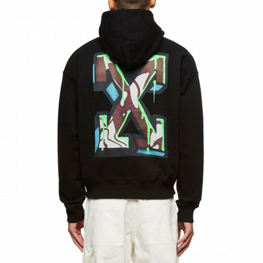 Off-White Neen Arrow Skate Hoodie 'Black/White', Размер: S, Наличие: Забрать сейчас, фото , изображение 3