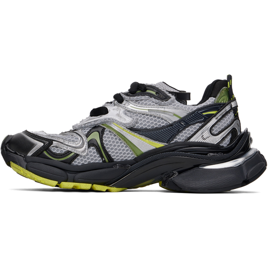 Balenciaga Silver & Black Runner 2.0 Sneakers, Размер: 44, Наличие: Забрать сейчас, фото 