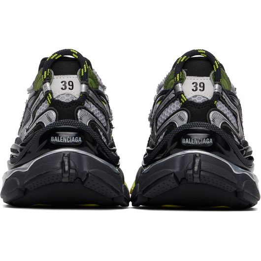 Balenciaga Silver & Black Runner 2.0 Sneakers, Размер: 44, Наличие: Забрать сейчас, фото , изображение 3