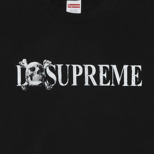 SUPREME SKULL TEE BLACK, Размер: XL, Наличие: Склад (1-3 дня), фото , изображение 2