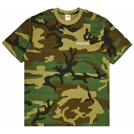 SUPREME TARGET TEE WOODLAND CAMO, Размер: M, Наличие: Склад (1-3 дня), фото , изображение 2