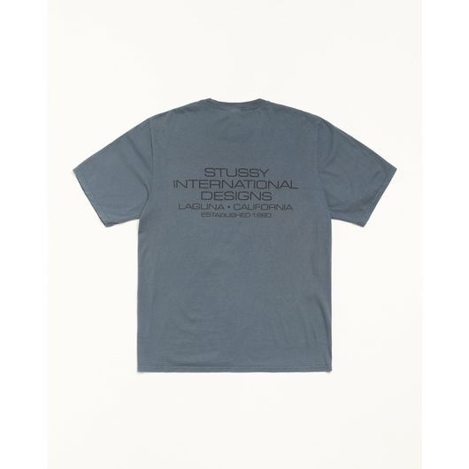 Stussy INTERNATIONAL DESIGN TEE PIGMENT DYED, Размер: S, Наличие: Склад США (10-24 дня), фото , изображение 2