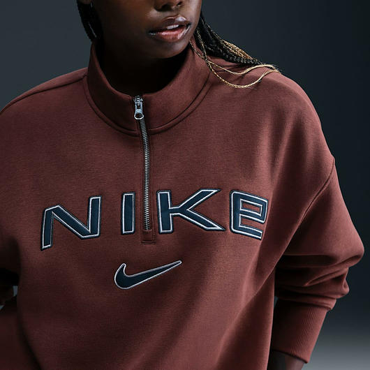 Кофта Nike Sportswear Phoenix Fleece Oversized 1/4 Zip Up, Размер: M, Наличие: Склад (1-3 дня), фото , изображение 3