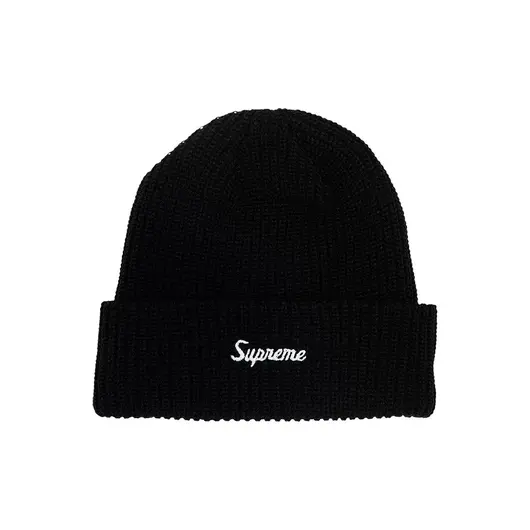 SUPREME LOOSE GAUGE BEANIE BLACK, Размер: O/S, Наличие: Склад (1-3 дня), фото 