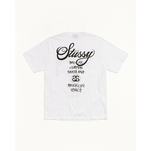 Stussy WORLD TOUR TEE, Размер: S, Наличие: Склад США (10-24 дня), фото , изображение 2
